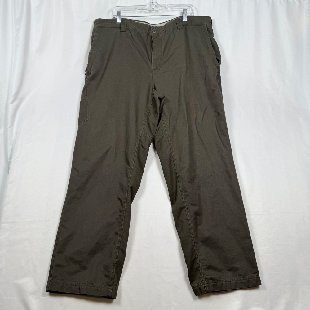 Columbia Sportswear Company Mens 42x32 Cotton Casual Outdoor Pants Olive